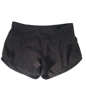 Lululemon Speed Up Shorts Black 4" Inseam 10 Tall